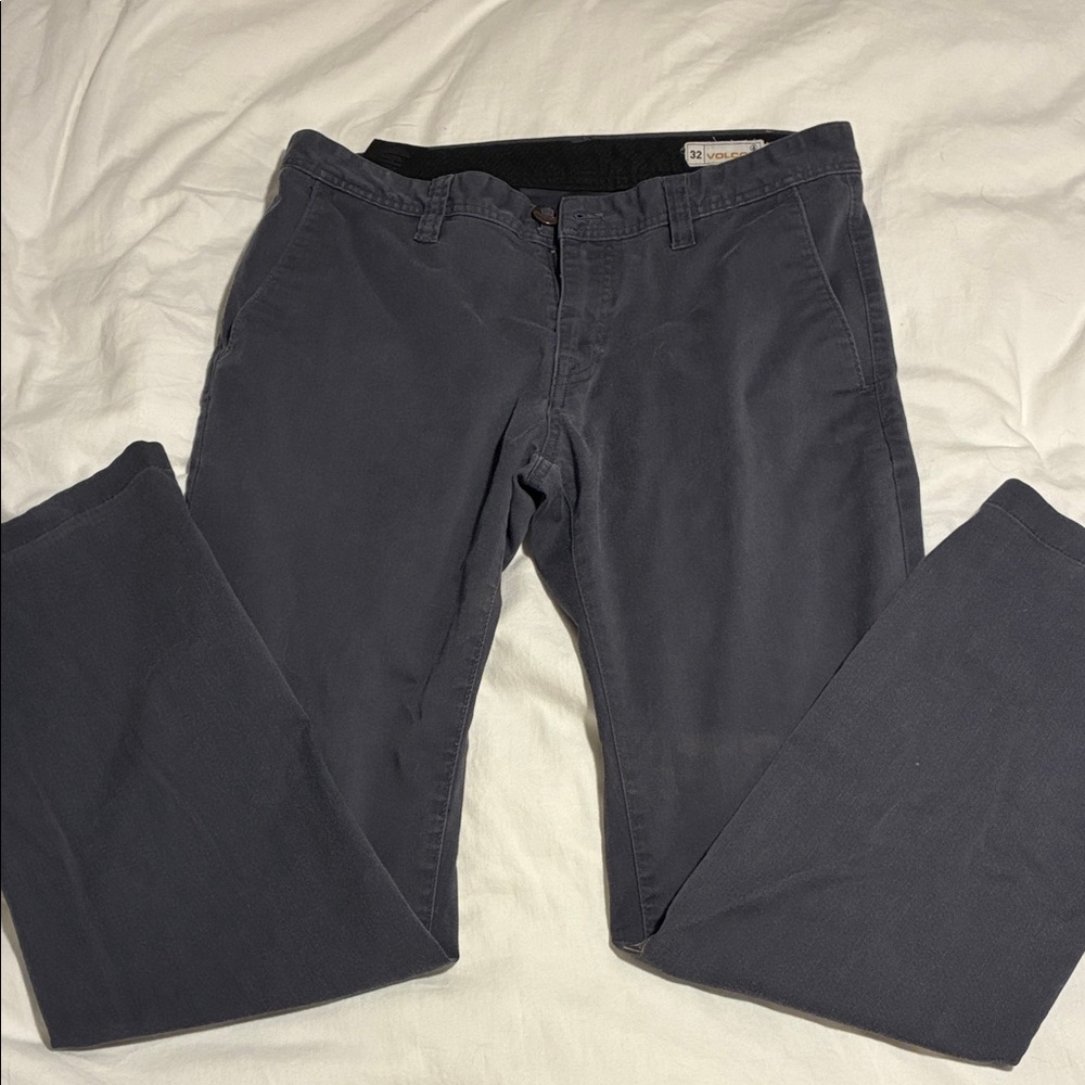 Volcom Men's Navy Blue Chinos